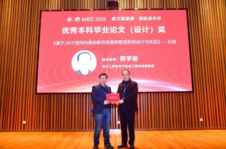 世界杯官网2020届毕业生获评安徽省优秀毕业论文（设计）奖